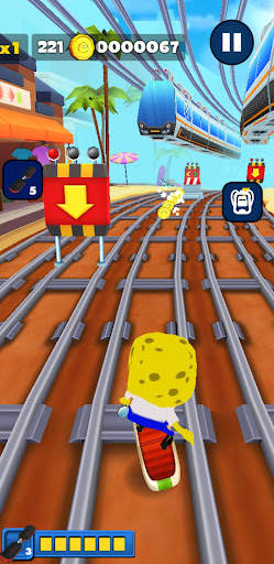 Sponge Subway Granny Bob Game screenshot 4