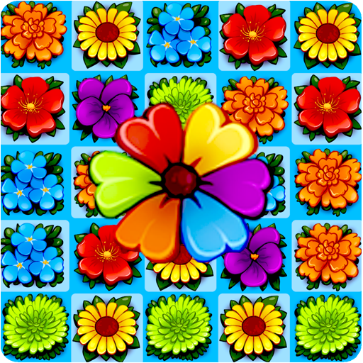 Flower Blossom Jam - A Match 3 Puzzle Game icon