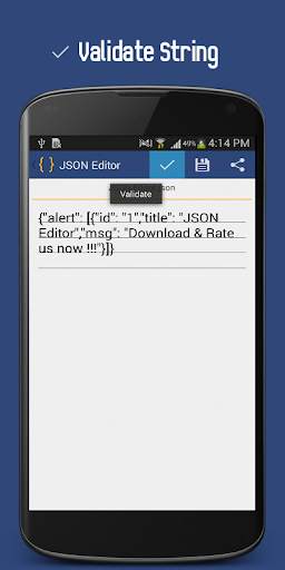JSON Editor 5 تصوير الشاشة