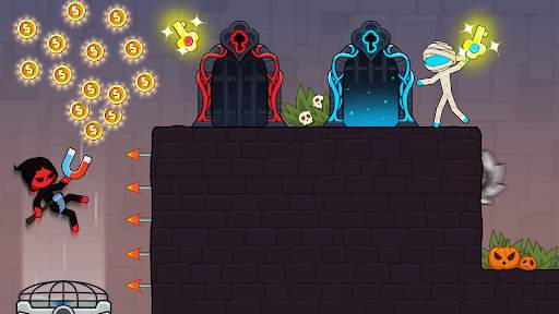 Fire and Water Stickman 2 screenshot 1