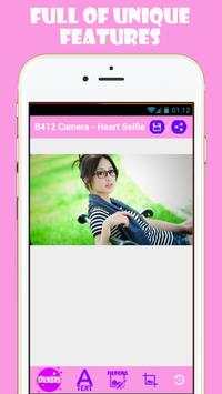 B412 Camera - Heart Selfie screenshot 2