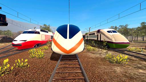 Train Racing Euro Simulator 3D: Jogos de trem screenshot 4