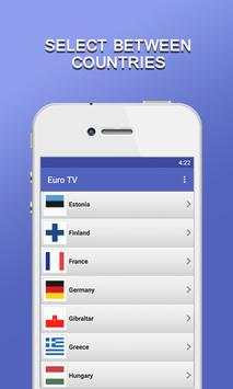 Euro TV,Mobile TV : Live TV screenshot 2