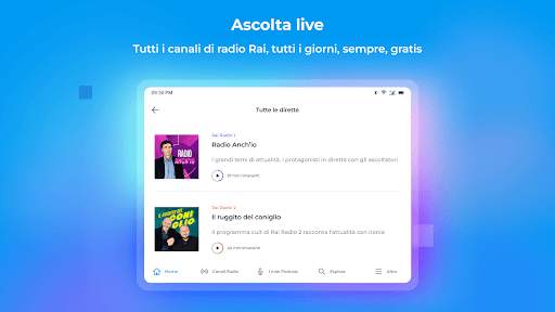 RaiPlay Sound: radio e podcast screenshot 10