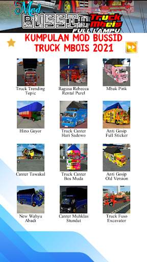 Mod Bussid Truck Mbois Full Lampu screenshot 2