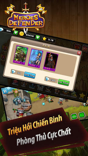 Defender Heroes: Game Chiến Thuật Idle TD screenshot 2