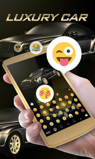 Luxury Car GO Keyboard Theme स्क्रीनशॉट 3