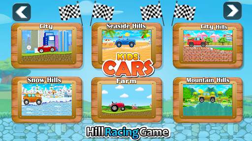 Kids Cars Hills Racing games screenshot 18