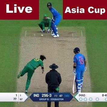 Live Asia Cup Cricket Tv screenshot 1