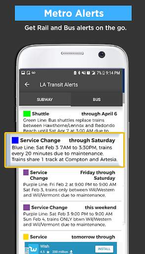 Los Angeles Metro Bus and Train Tracker screenshot 5