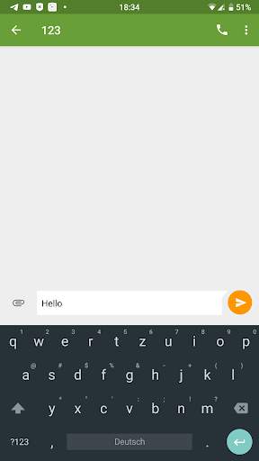 Simple Keyboard With Emojis स्क्रीनशॉट 1