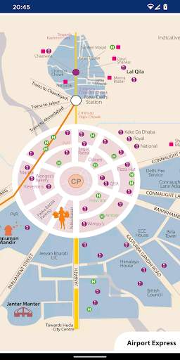 Delhi Metro Map (Offline) 5 تصوير الشاشة