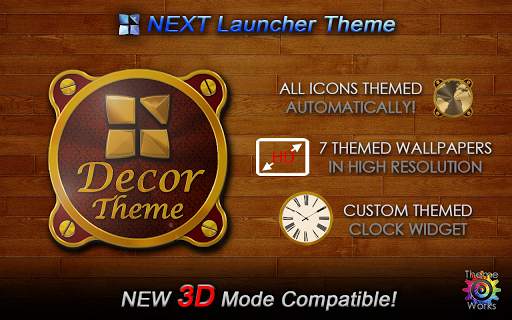 Next Launcher 3D Theme Decor screenshot 10
