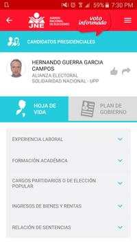 Voto Informado screenshot 1