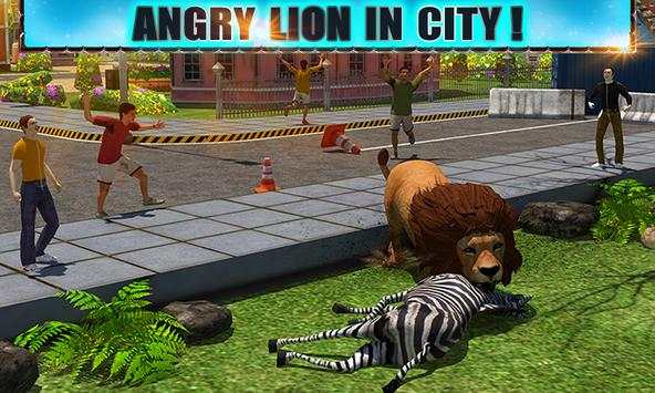 Angry Lion Attack 3D screenshot 3