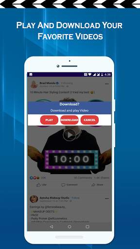 Video Downloader for facebook स्क्रीनशॉट 3