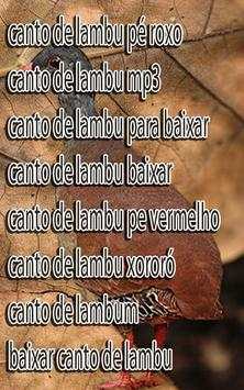 Canto De Lambu Pe Roxo screenshot 1