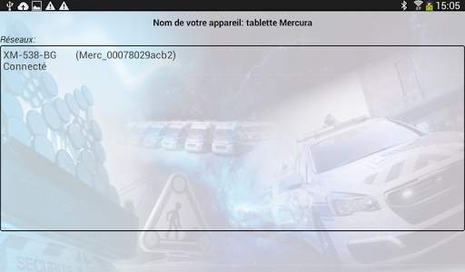 Console Wifi pour système de signalisation MERCURA screenshot 2