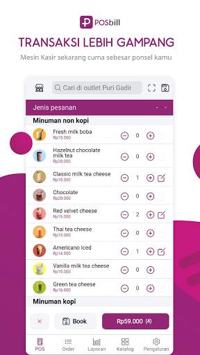 Aplikasi Kasir Gratis UMKM - POSbill screenshot 2