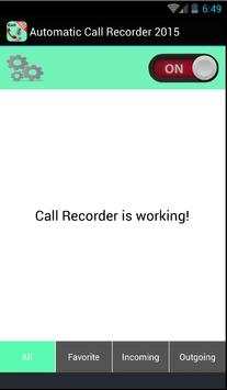 Automatic Call Recorder 2015 screenshot 3