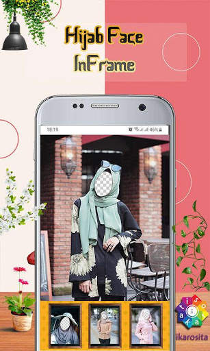 Hijab Face In Frame screenshot 2