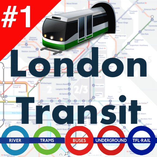 London Transport Offline Tube Rail Bus DLR Tram icon