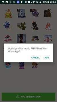 👻 FNAF Stickers for WAStickerApps 5 تصوير الشاشة