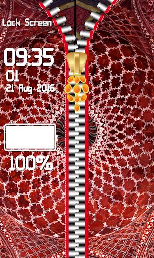 Islamic Zipper Lock Screen screenshot 5