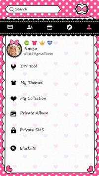 GO SMS PRO DOTTED BOW THEME screenshot 5