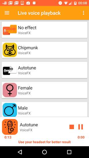 VoiceFX - Voice Changer with v screenshot 5