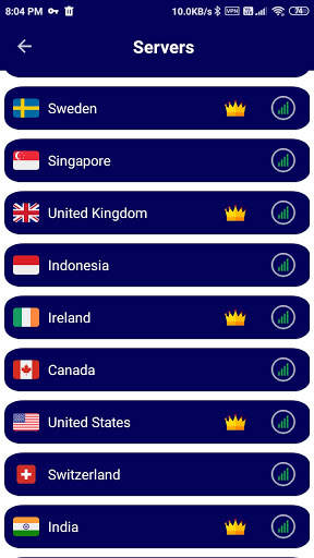 Skyblue VPN screenshot 4