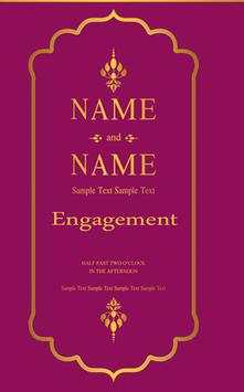 Engagement Invitation Card screenshot 1