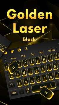 Golden Laser Black Keyboard screenshot 2