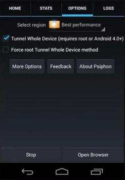 Novo Psiphon Brasil screenshot 5