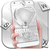 Silver Gold Keyboard Theme icon