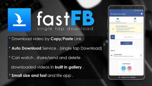 FastFB Downloader for facebook video downloader HD screenshot 1
