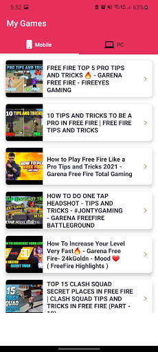 Tips for Pubg, FreeFlRE, PokemonG0(2021) screenshot 3