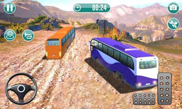 Bus Mountain Climb 3D - climbing games screenshot 1