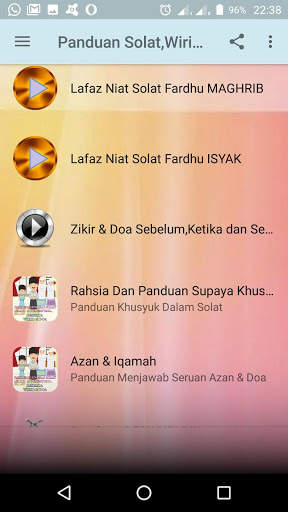 Panduan Solat,Wirid & Doa screenshot 3
