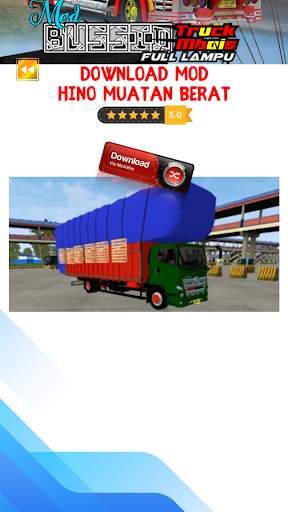 Mod Bussid Truck Mbois Full Lampu screenshot 7