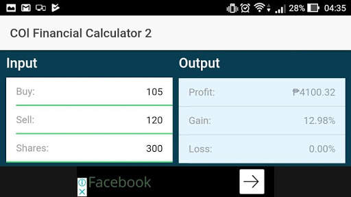 COL Financial Calculator  V2 screenshot 5