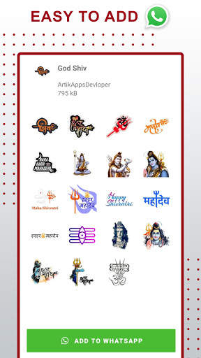 God  Stickers for WhatsApp hindi screenshot 4