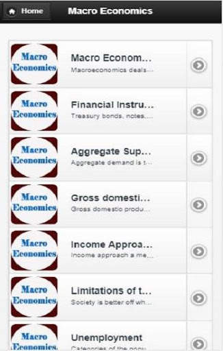Macro Economics screenshot 3
