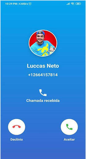 chamada Luccas Neto Video & Voice screenshot 4