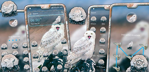 Snowy Owl Launcher Theme screenshot 6