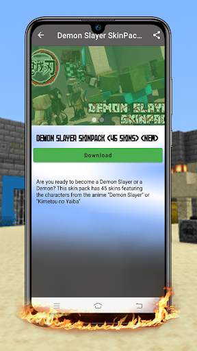 MCPE Demon Slayer Mod screenshot 5