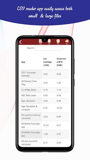 CSV file Create Edit & Viewer screenshot 2