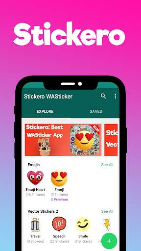 Stickero: WAStickers For WhatsApp & Sticker Maker screenshot 1