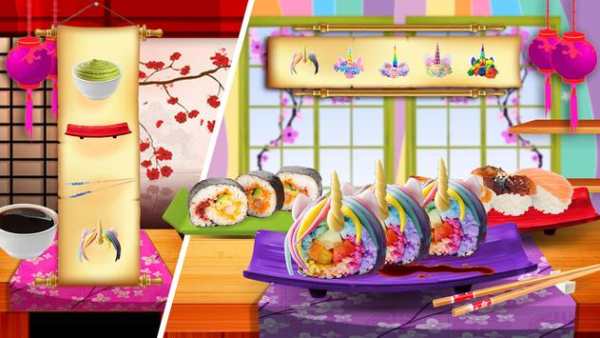Rainbow Unicorn Sushi Maker! DIY Cooking Game screenshot 10