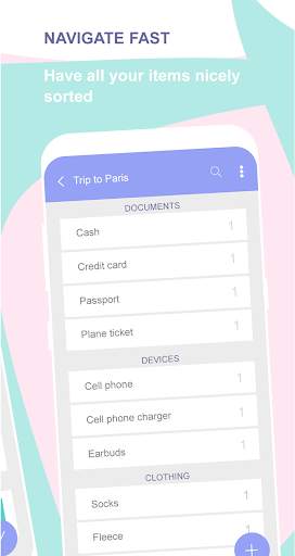 Easy Pack - travel packing lis screenshot 3